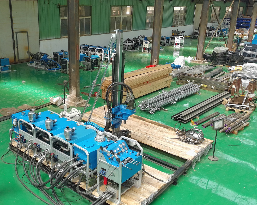 CR1200P Cấu hình tời và hệ thống bùn