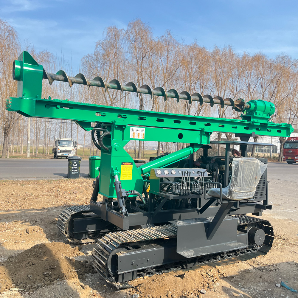 PV390 Kết cấu khung gầm bánh xích và cột dẫn