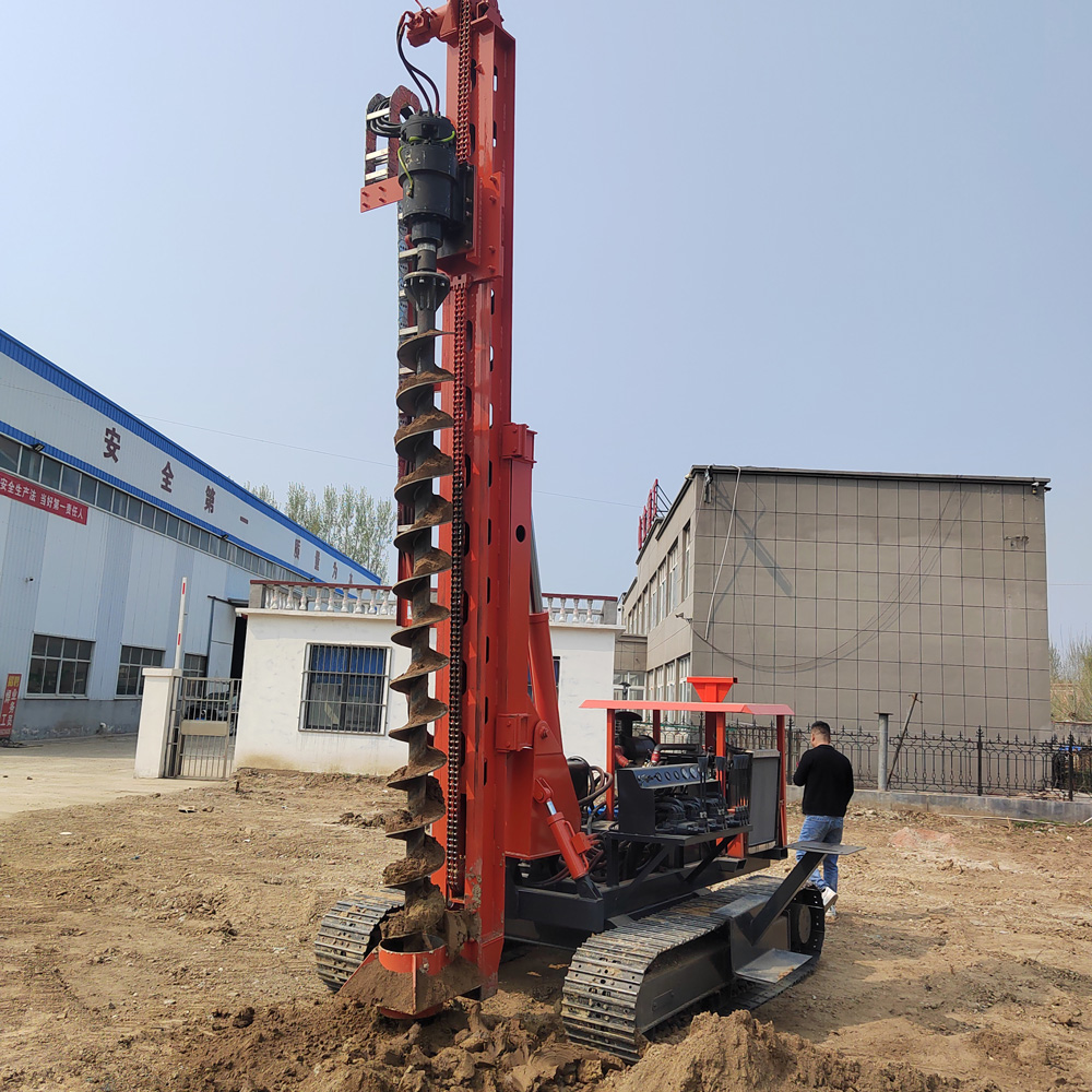 PV390 Sơ đồ thi công khoan trước móng quang điện