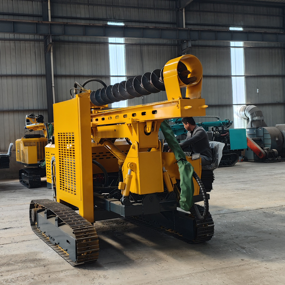 PV390H Ứng dụng thi công móng cọc quang điện vùng núi