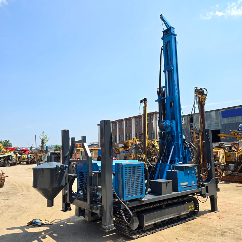 WR500RCE Ứng dụng thi công hiện trường máy khoan giếng nước