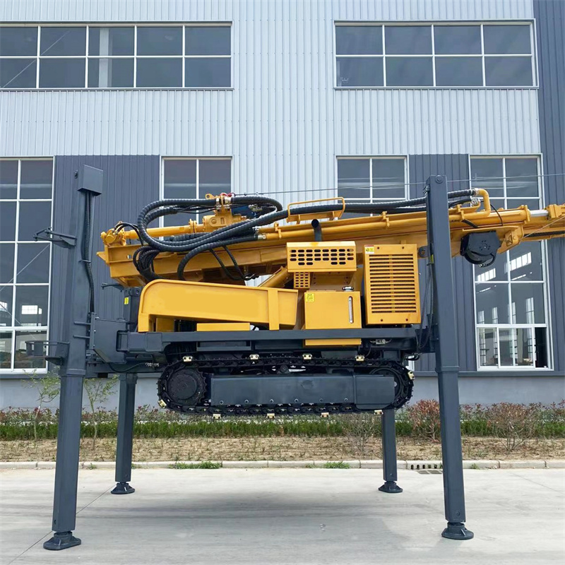 WR500S Trưng bày toàn máy khoan giếng nước bánh xích tháp lồng