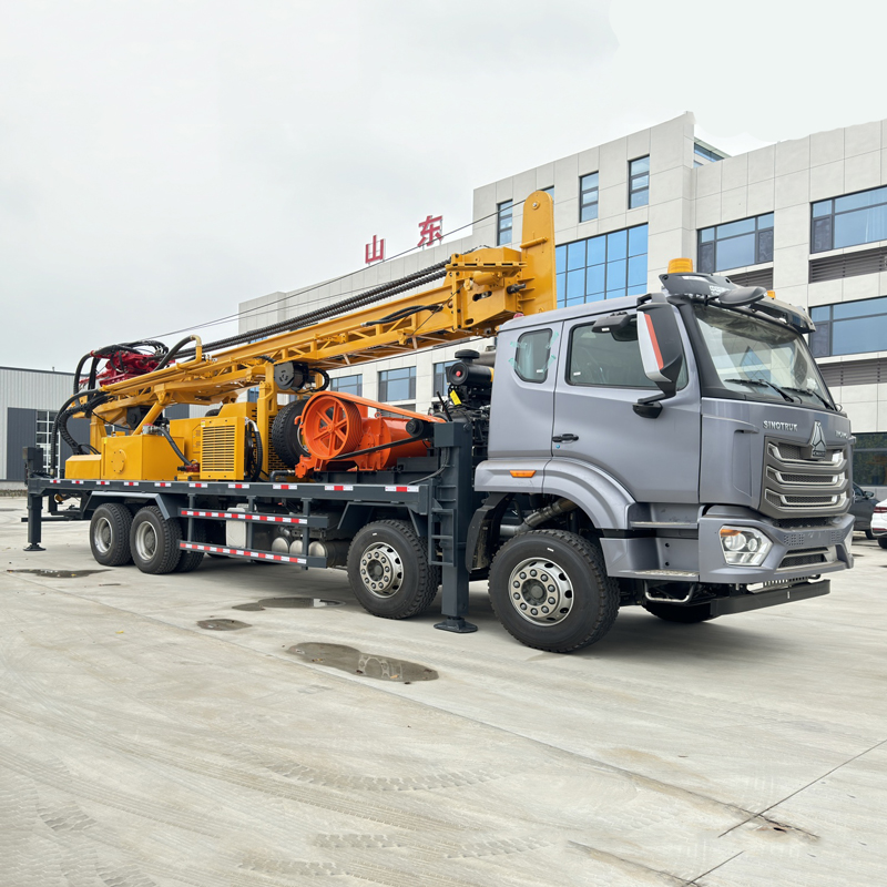 WRT1000 Chuyển công trường và thi công giàn khoan nước gắn xe tải