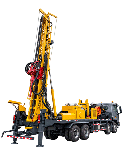 Máy khoan giếng nước gắn trên xe
