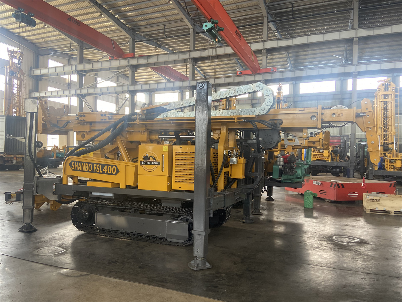 Ba nhiệm vụ của máy khoan tuần hoàn ngược cấp 600 m: lỗ khoan sâu, đường kính và phương pháp lấy mẫu